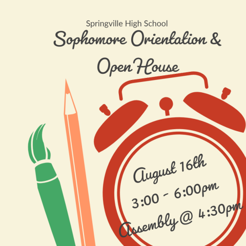 Sophomore Orientation/Open House