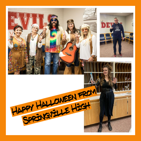 Faculty dresses up for Halloween