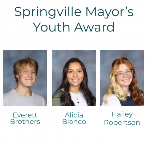 SHS student receive Mayor's Youth Award