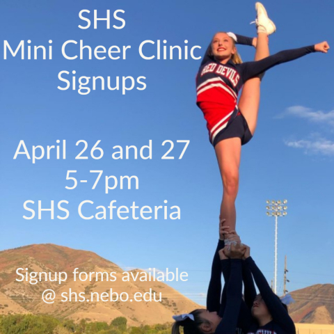 SHS Mini Cheer Clinic SIgnups