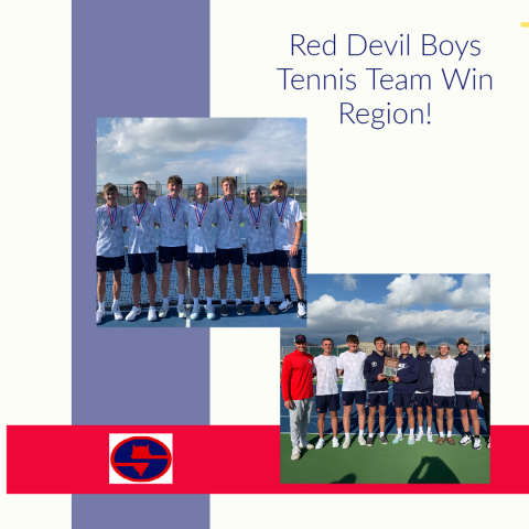 Boys Tennis Team takes Regions