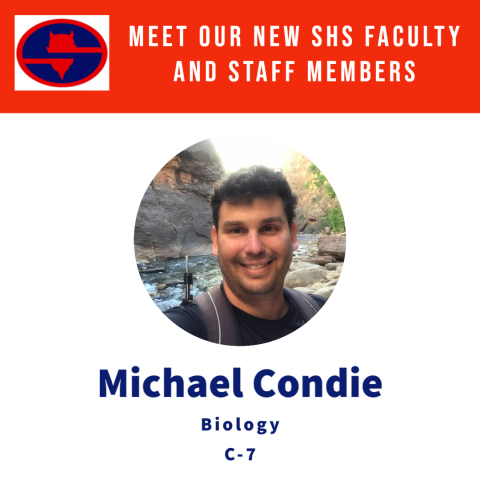 Meet new SHS Biology teacher, Michael Condie
