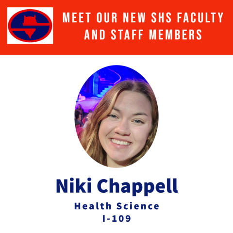 Meet new SHS Health Science teacher, Niki Chappell