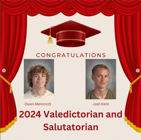 Valedictorian and Salutatorian