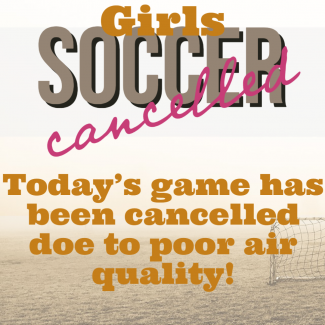 soccer game is cancelled