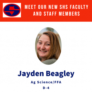 Meet new SHS Ag Science/FFA teacher, Jayden Beagley