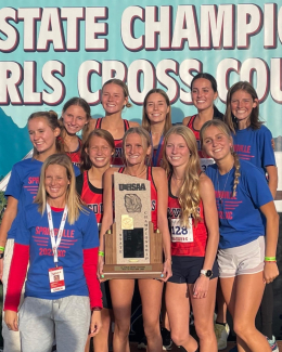 SHS Girls Cross Country team are 5X State Champions.