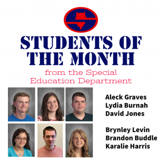 SHS students of the month for May