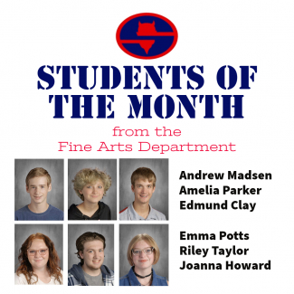 Students of the month for October
